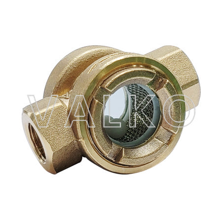 고려 황동 사이트글라스 10A 볼타입 KSG2-B 나사식, 국산 / KSM 고려특수금속 KY 원형사이트글라스