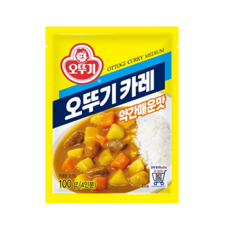오뚜기 카레 약간매운맛 분말 100g