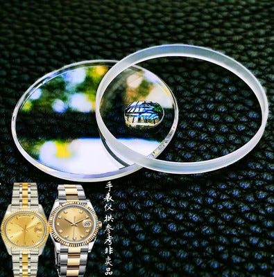 [해외]시계부속품 시계부품롤렉스  가죽끈 베젤 글라스 사파이어 렌즈 슬롯 오프닝 밴드 캘린더 시계커버에 적용하여 인기 시계