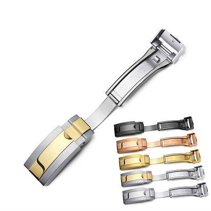 [해외]시계부속품 시계부품  가죽밴드 밴드 버클 부품 서브마리너 굴스 항동 흑수귀 스틸 16 적용