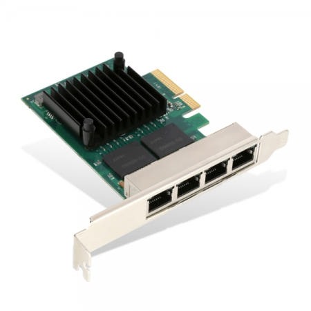 NEXT-364DCP EX 인텔칩셋 PCIe 4포트 기가 티밍 랜카드