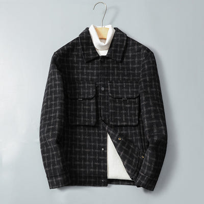 [해외]남성정장코트 맥코트 남성남성정장코트 남성명품코트 알바카 남성 양면 캐