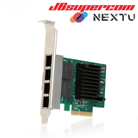 이지넷유비쿼터스 넥스트 NEXT-364DCP EX 4포트 기가비트 인텔 PCI-E 랜카드 - JBSupercom