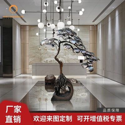 [해외]금속 공예품 소품 인테리어 장식 클래식    호텔 로비 매장에선 손님맞이 송금속 장식품