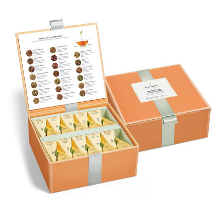 [해외]티 포르테 허벌 티백 어쏠트먼트 티 20종 40개입 Tea Forte Tea Chests with 40 Handcrafted Pyramid Tea