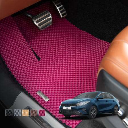 [제이엔에스Lab 협력업체]기아 2021 올뉴 쿱 유로 GT 2022년형 포함 방수 입체 3D 엠보싱 트렁크 카매트