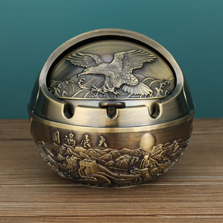 [타오바오][해외]복고풍 재털이 꽁초 주머니 꽁머니 깡통 함지 현장