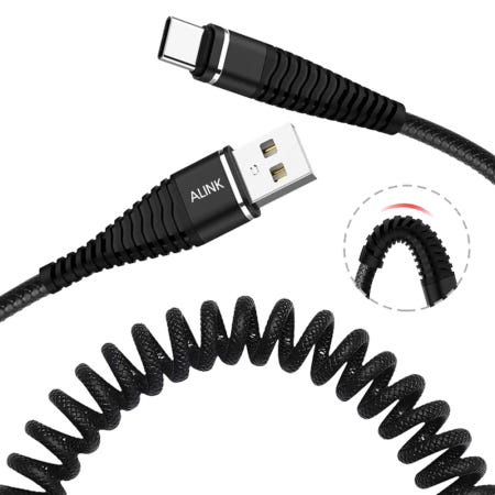 에이링크 C타입 고속충전 케이블 스프링 SPR-C-1