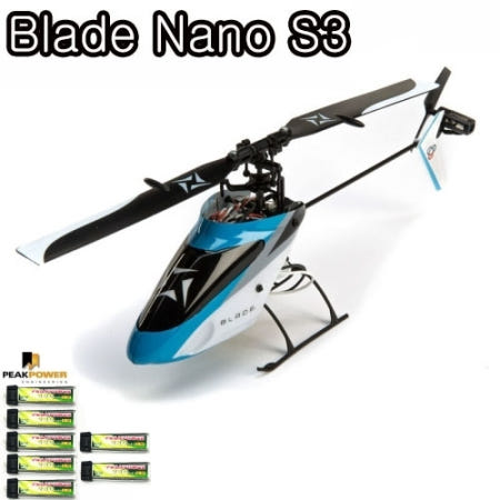 BLH01350_B7 Blade Nano S3 BNF Helicopter with AS3X and SAFE (배터리 7개)┃블레이드 마이크로급 헬리콥터