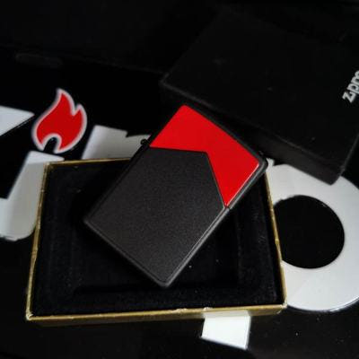 [해외]지포 라이터 특이한 ZIPPO 고급 선물용 복고풍 빈티지 오래된 잎 방풍 오리지널 19961997년 말보로 레드 루프