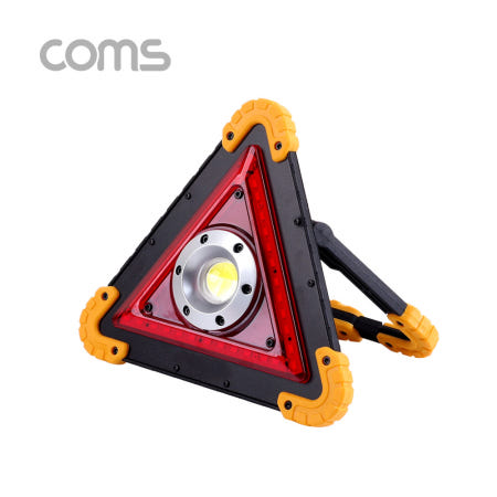 Coms 작업용 LED 라이트 안전 비상등 USB 충전 1XCOB 레드 조명/ BB009
