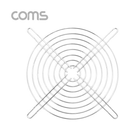 [라이트컴]Coms 쿨러 팬 그릴 130mm 실버 먼지 유입 방지 / BB167