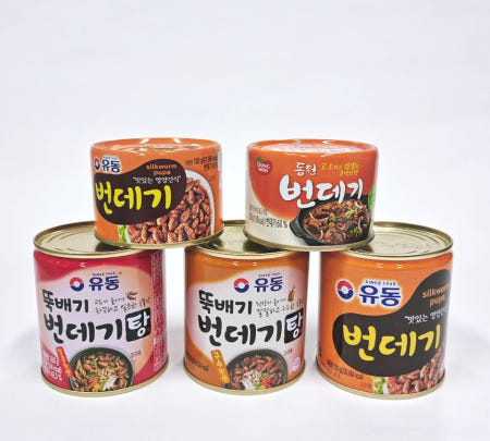 유동 번데기 뻔데기 통조림 번데기탕