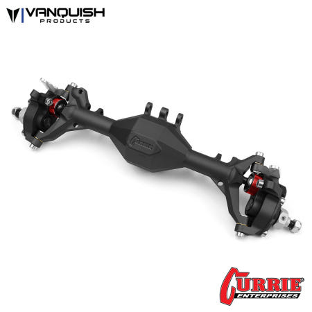 VPS08350 Currie Portal F9 SCX10-II Front Axle Black Anodized 뱅퀴쉬 VANQUISH