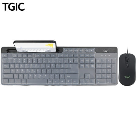 TGIC 무선 멀티페어링 키보드 유선 게이밍 마우스 세트 무료배송