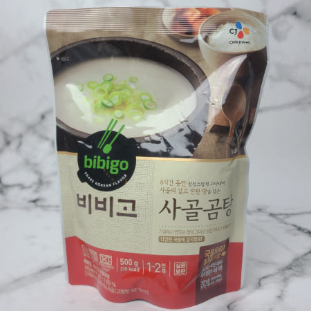 비비고 사골곰탕 설농탕 아빠 간편 국물 한식 조리 국수 육수 밀키트 500g