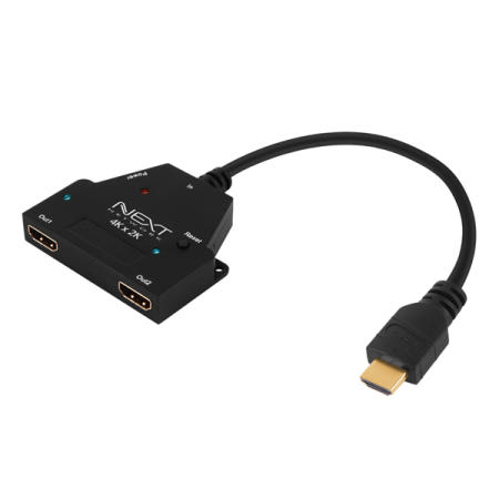[이지넷유비쿼터스]넥스트 4K UHD 1:2 HDMI 무전원 모니터 분배기 공유기 NEXT 4202SPC4K