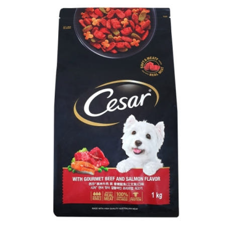 시저 연어와 쇠고기(전연령)1kg