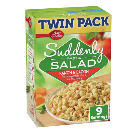 [해외]Betty Crocker Suddenly pasta Salad 파스타 샐러드 랜치 앤 베이컨 425g 2개입
