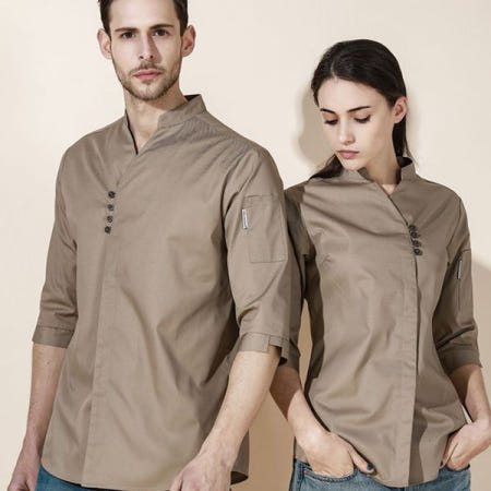 [중국협력사][해외]호텔 레스토랑 셔츠 서빙복 카페 바리스타 직원 알바 유니폼