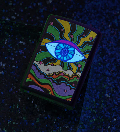 진실의 호루스 호루스의 눈 이집트 야광 지포 라이터 D-2194