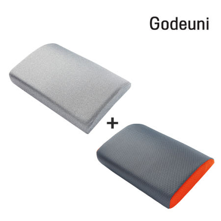 (리뷰이벤트) 고드니 등쿠션 자세교정 허리 의자 등받이 사무실