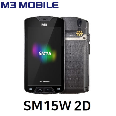 [M3모바일][넥스지원] M3 SM15W 2D 산업용 PDA OS 안드로이드 무선랜전용 바코드 스캐너 (대리점 정품 전국 무료 배송 당일 발송)