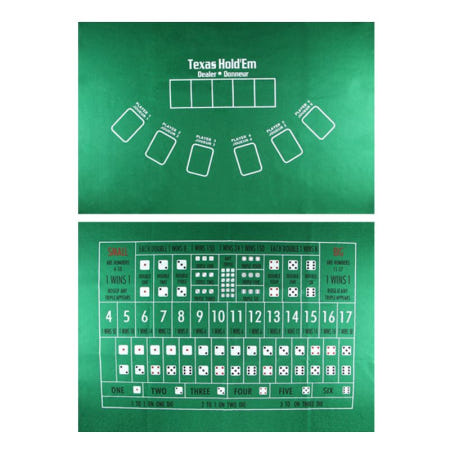 [해외]Top TX 홀덤 식탁보 인트 주사위 테이블 매트 카지노 패밀리 커 게임