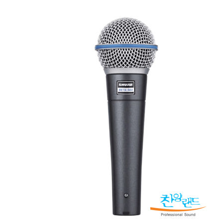 SHURE BETA58A 다이나믹 유선 핸드 보컬 마이크