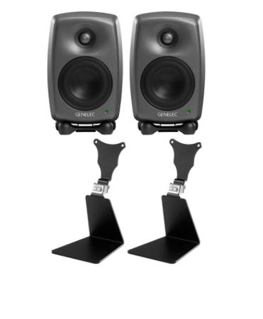 뮤직랜드 입고완료 당일출고 삼아정품 GENELEC 8020 8020D 1조 모니터 제네릭 제네렉 전용 스피커 스탠드