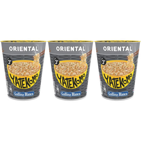 [해외]GallinaBlanca 갈리나블랑카 즉석 컵라면 야테코모 동양국수 61g 3팩