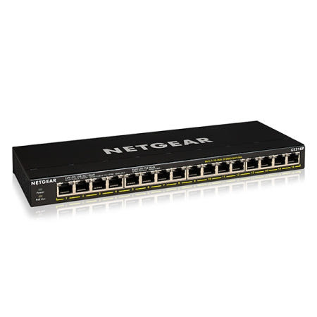 기가 16포트 PoE+ 115W 용량 32Gbps GS316P 11at 11af