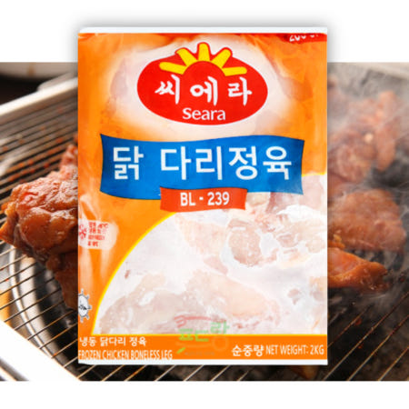뼈없는 통닭다리살 냉동 생 정육 순살 구워먹는 닭갈비 치킨스테이크