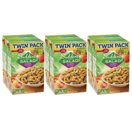 [베티 크로커][해외]Betty Crocker Suddenly Pasta Salad 미국 베티크로커 서든리 클래식 파스타 샐러드 쿠킹 키트 2개입 6팩
