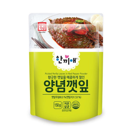 한성 한끼애 양념깻잎 150g 깻잎 밑반찬