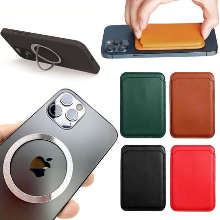 [코스트몰]초강력 맥세이프 카드지갑 지갑 아이폰 가죽 교통카드 정품보다 자력이 약하면 무조건  환불해드려요