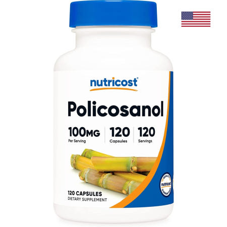 [해외]뉴트리코스트 폴리코사놀 100 mg 식물성 120캡슐 120일분