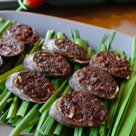 [어양토속식품]전주 피순대 1kg 당면없는 선지가득 고기 전통 토종 돼지 내장 부산물 납품 택배 국내산