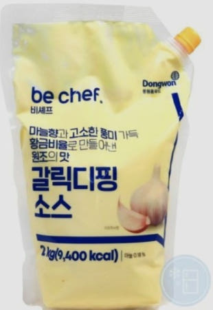 [아이스박스 무료] 동원홈푸드갈릭디핑소스 ( 2KG/PK : 스파우트팩 )