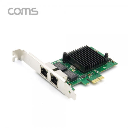 [SW694] Coms 랜카드 (기가비트) PCIe 타입 / 듀얼 / RJ45 2포트 / 10/100/1000Mbps / Intel 82575