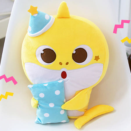 핑크퐁 아기상어 라인쿠션 - 아기상어(낮잠)(40cm)