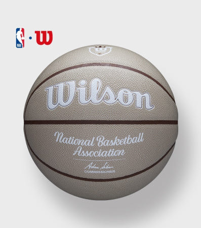 [Wilson][해외]NBA NCAA 윌슨 농구공 RETRO FORGE PRO 베이지 PU 7호 실내외 한정판
