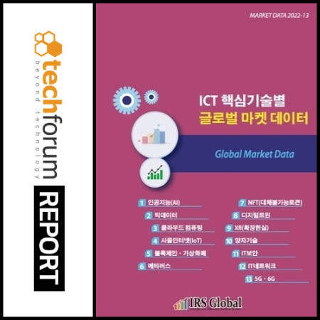 [IRS Global]ICT 핵심기술별 글로벌 마켓 데이터 - 인공지능/빅데이터/클라우드컴퓨팅/사물인터넷/블록체인·가상화폐/메타버스/NFT/디지털트윈/XR/양자기술/IT보안/IT네트워크/5G·6G