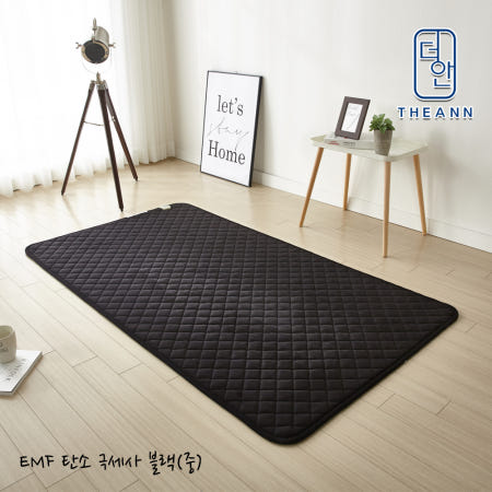 EMF 탄소매트 극세사 블랙 중형전기장판