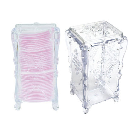 화장솜 보관 케이스 투명 면봉정리함 면봉케이스