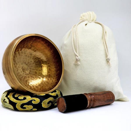 [해외]불교용품 제사그릇 공양기티베트 노래 그릇 손을 망치로 네팔 그릇 요가 명상 소리 그릇 Mindfulness 스트레스 릴리프 불안 릴리스