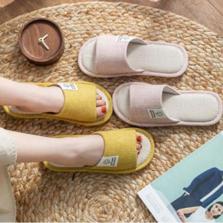 클로버 슬리퍼 발편한 푹신한 사무용슬리퍼 홈 호텔 거실화