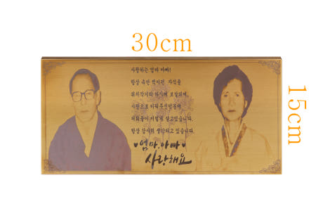 골드금속야외납골당추모영정사진