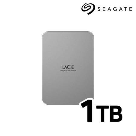 LaCie Mobile Drive Silver USB3.1 1TB