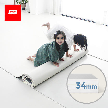 티지오매트 우다다 롤매트 34T 층간소음 pvc 거실 복도 놀이방 아기 110x50cm